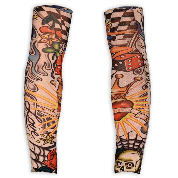 Miami Ink tattoo sleeves realistic fake tattoo arm sleeves costume accessory