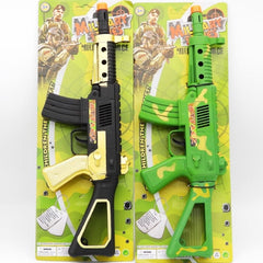 Military-style toy gun with sound effects measuring 40cm