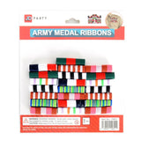 Military Stripe Medals on brooch back.