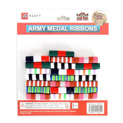 Military Stripe Medals on brooch back.