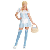 Miss Muffet storybook costume light blue dress