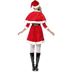Miss Santa dress costume with cape