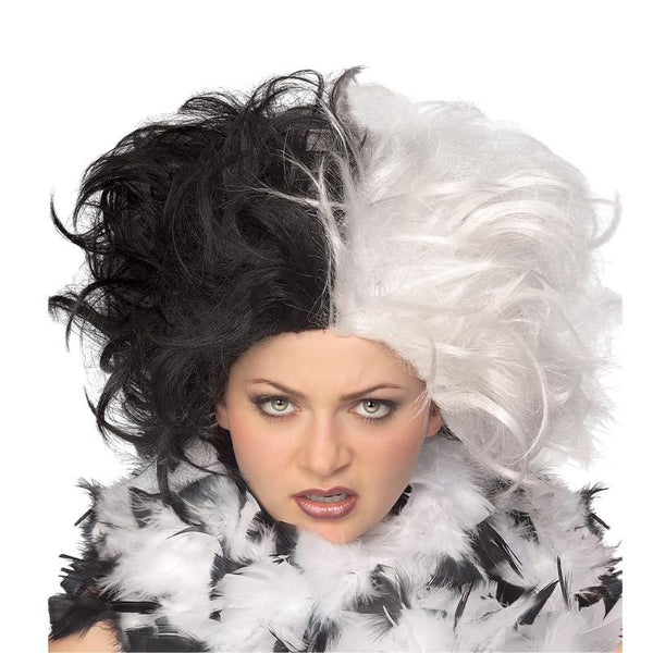 Miss Spot Black & White Wig