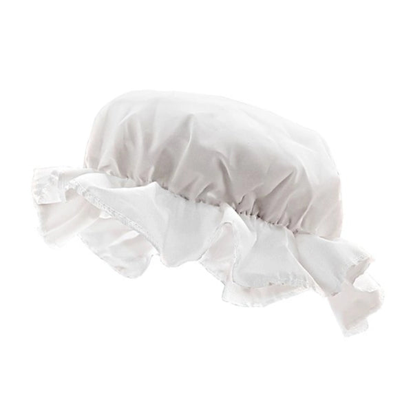 White mob cap for colonial and historical costume wear