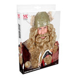 Blonde multicharacter wig and beard set box