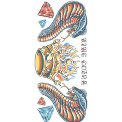 Tinsley FX Temp Tattoo - Neck Tattoo Cobra, colourful.