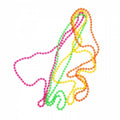 Neon Bead Necklace Set – 4 Pack
