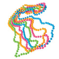 Neon Bead Necklaces – Set of 4 Strands
