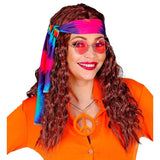 neon hippie necklace retro costume accessory