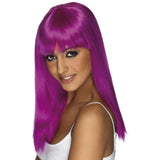 Neon Purple Long Straight Glamourama Wig
A sleek, straight wig in vibrant neon purple, perfect for making a bold statement at any event or costume party.