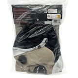 Showing nun mask folded in packaging