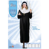 Packaging for adult nun costume.