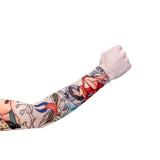 old school tattoo sleeve single arm traditional fake tattoo costume accessory