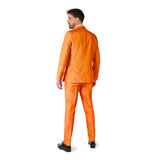 Orange Suit mens costume rear view