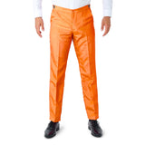 Orange Suit mens costume pants detail
