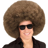 Oversized Brown Afro Wig for 70s Disco and Retro Costumes