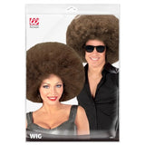 Oversized Brown Afro Wig Adult Costume Wig – Packaging