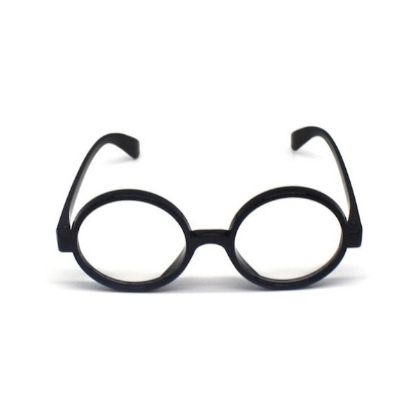Thick frame wizard party glasses