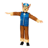 Paw Patrol Chase Boys Costume, includes jumpsuit and mask.