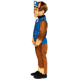 Paw Patrol Chase Boys Costume, includes jumpsuit and mask.