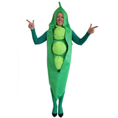 Novelty pea suit tunic with attached hood