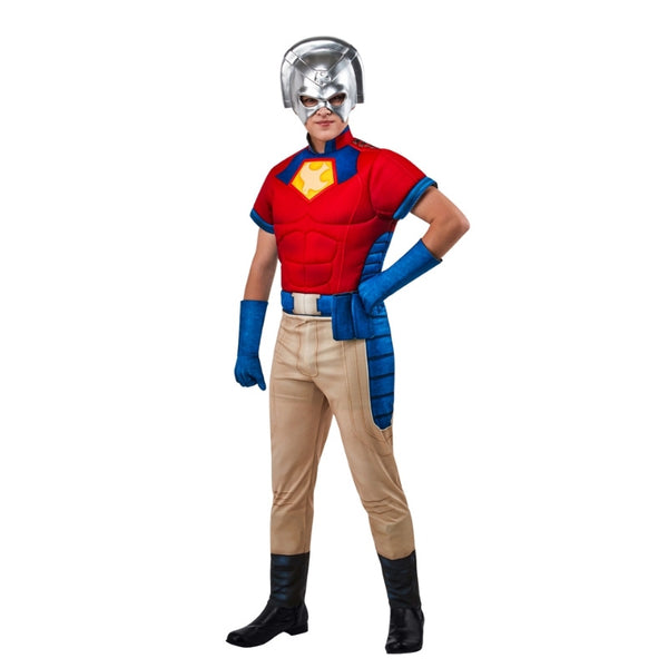 Peacemaker teen adult costume with padded jumpsuit
