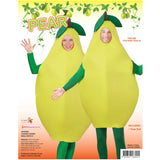 Pear Novelty Adult Costume made of foam  with attached sleeves. unisex.
