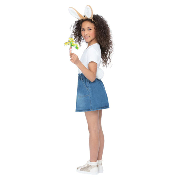 Peter Rabbit Classic Deluxe Accessory Kit, headband, tail and prop carrot.