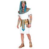 Pharaoh costume with tunic, collar and headdress