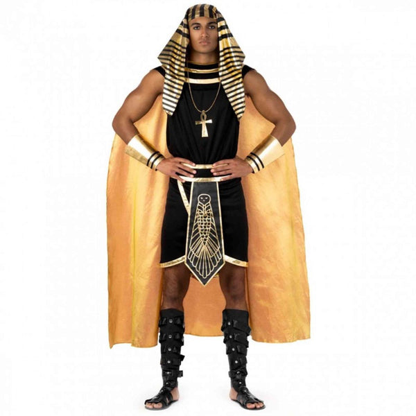 Pharaoh men’s costume with tunic and cape