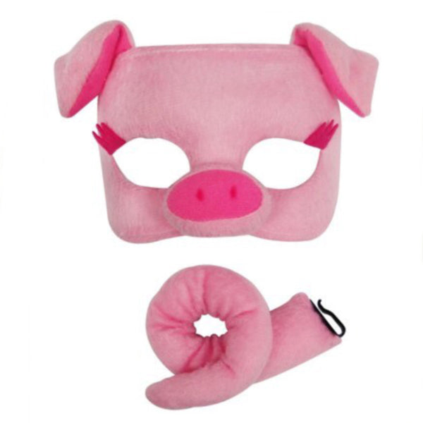 Pig ears and tail set deluxe animal costume accessory
