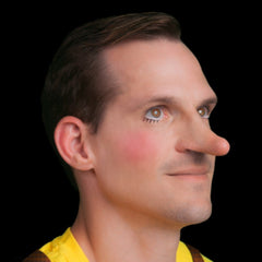 Pinocchio latex nose prosthetic from the Black Label range