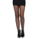 Pippa Oval Net Tights in black, these have a large oval hole, trendy.