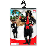 pirate costume package with a pirate and captain image on a white background