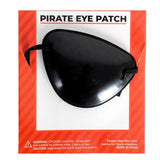 pirate eye patch black elastic strap costume accessory
