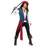 Pirate Scoundrel Costume for men with pirate shirt, sash and headscarf for Book Week and pirate parties