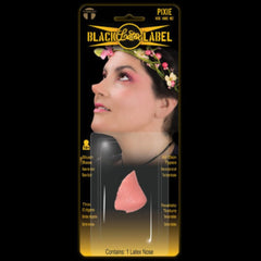 Pixie Nose by black label made from latex, use acrylbond adhesive and remover to attach.