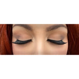 Full volume plain black lashes made from synthetic fibre