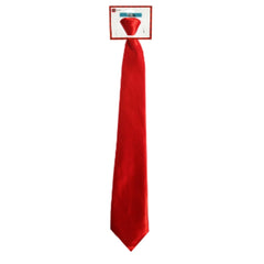Red plain tie for 1920s or gangster dress-ups