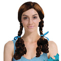 Plaited Brown Wig Costume Accessory