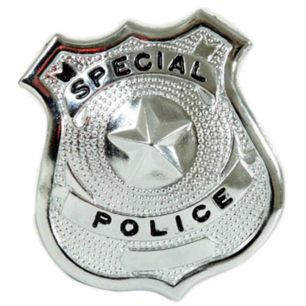 Deluxe metal police badge with “Special Police” emblem