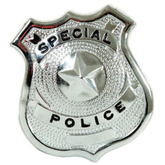 Deluxe metal police badge with “Special Police” emblem