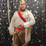 Prince Charming White Costume - Hire