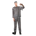 Prisoner Costume – Adult Black & White