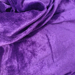 Purple Velvet Hooded Cape - Adult measures 150 cm long.
