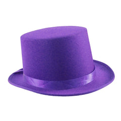 Purple Top Hat adult size.