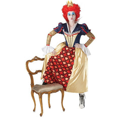Queen of Hearts Deluxe Adult Costume for Book Week and Alice in Wonderland