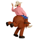 Funny wild west bull inflatable costume