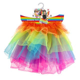 Rainbow Tutu Skirt 45cm adult one size – Widmann packaging
