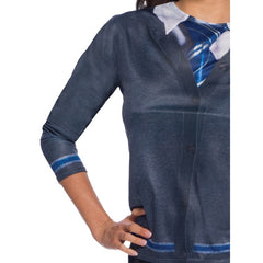Ravenclaw ladies long sleeve printed top.